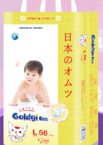 Bỉm GoldGi Eco dán